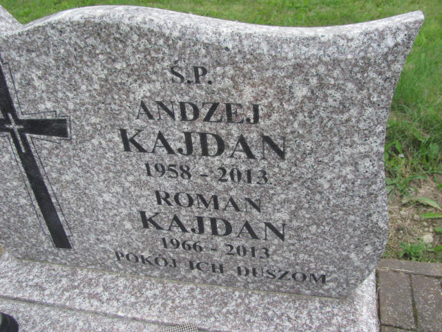 Roman Kajdan 1966 Zarzecze - Grobonet - Wyszukiwarka osób pochowanych
